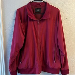 Athleta Brooklyn Bomber Size XL in Cranberry Coffee Red